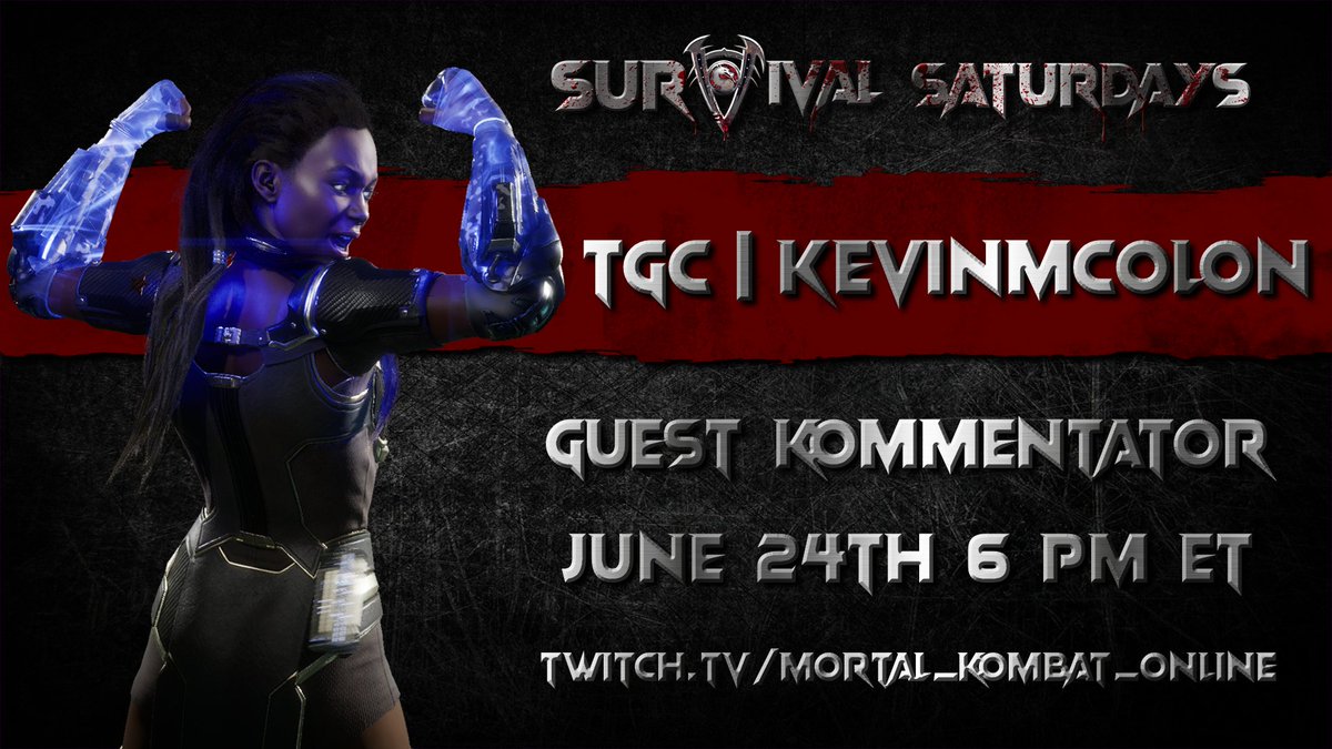 ⚠️THE GOLDEN LEADER IS RETURNING⚠️

Join @kevinmcolon  for the #UltimateSurvivorEvent 16 #2 June 24th 6PM ET!

Banned moves allowed, NA & wired only, $75 Top 2 pot for #MortalKombat11!

Want in on the action? Sign ups below!
🔗forms.gle/jA9y9fFZNV5zUh…
🎙️discord.gg/5RxuwKZMGq
