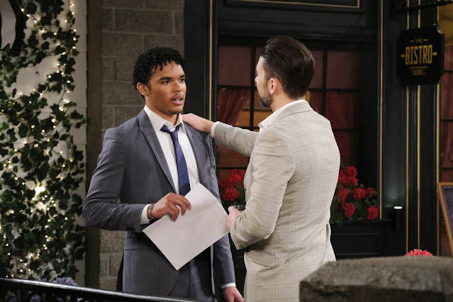 aoii92's tweet image. Theo &amp;amp; Eli teturn to Salem Monday 😍😍 #Cleo #Elani #Days