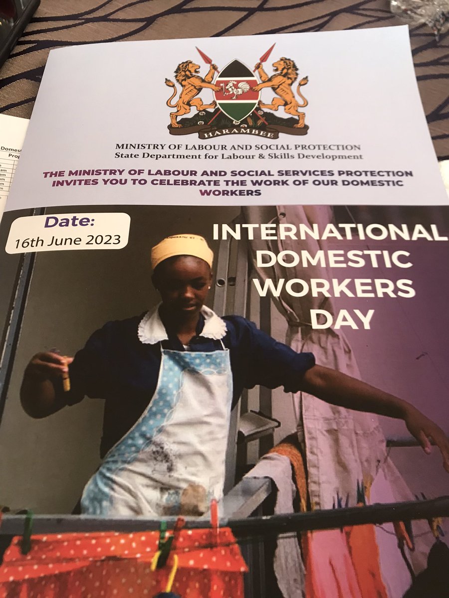 Honored to have joined @globaljusticegr in celebrations marking the International Domestic Workers Day in Nairobi   #peoplebeforeprofit