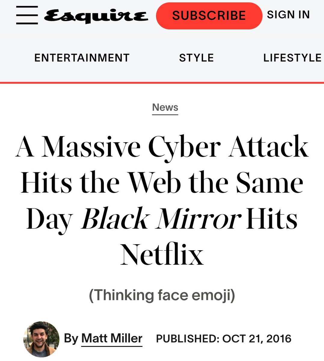 🧠PsyClops👁 on Twitter "In 2016 there was a Cyber Attack the same day