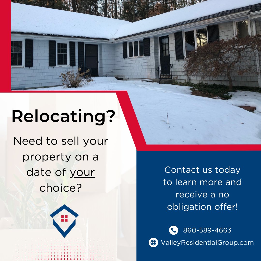 The end of the school year is here and summer is upon us! If you're planning a big move this summer and need to close on a date of your choice, then we're the ones you need! 
#ValleyResidentialGroup #FreshStart #MotivatedSeller #Relocating #SellNow #CantonCT