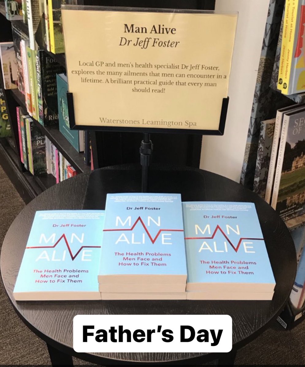 For anyone still looking for the perfect Father’s Day gift, might I suggest the ultimate guide to male health? Nothing says “I love you dad” more than “let’s see if we can keep you alive a bit longer” #FathersDay @Waterstones - cheap on Amazon. #MensHealthWeek #FathersDay2023