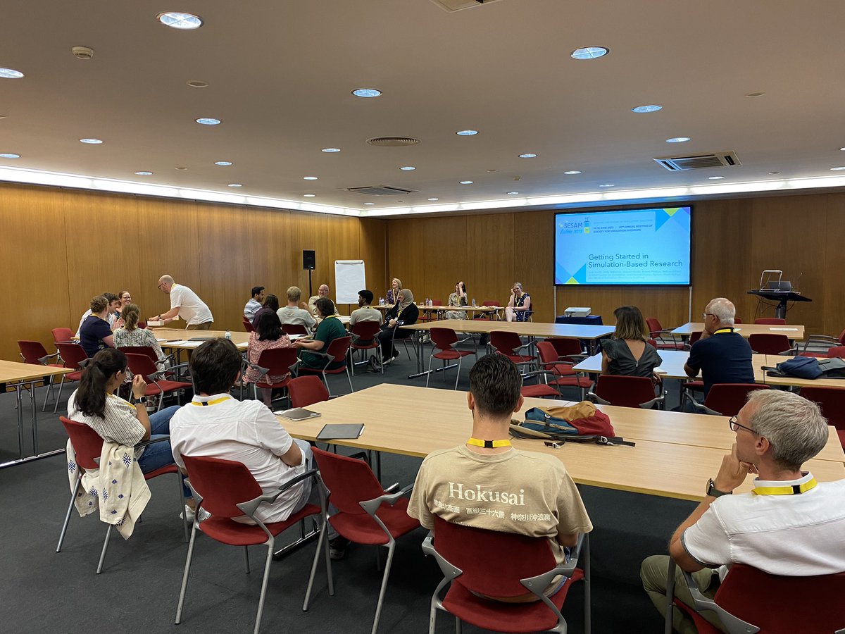 Getting started in sim based research workshop off to a great start - distribution of Portuguese tarts! #SESAM2023 <a href="/nath_oliver_sim/">Nathan Oliver</a> <a href="/samlovesthesnow/">Samantha Smith</a> <a href="/JoanneKerins/">Joanne Kerins</a>