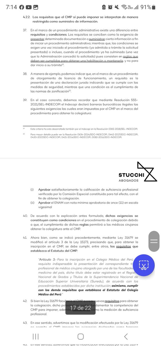 Percy Mayta-Tristán (@maytatristan) on Twitter photo El <a href="/CMP_PERU/">Colegio Médico Perú</a> presenta un análisis legal del porqué no quiere implementar el ENAM. Pero el estudio de abogados falla en su análisis. El ENAM es previo (requisito) no posterior (condición).
La solución es el fraseo: aprobar (condición) vs haber aprobado (requisito) El <a href="/CMP_PERU/">Colegio Médico Perú</a> presenta un análisis legal del porqué no quiere implementar el ENAM. Pero el estudio de abogados falla en su análisis. El ENAM es previo (requisito) no posterior (condición).
La solución es el fraseo: aprobar (condición) vs haber aprobado (requisito)