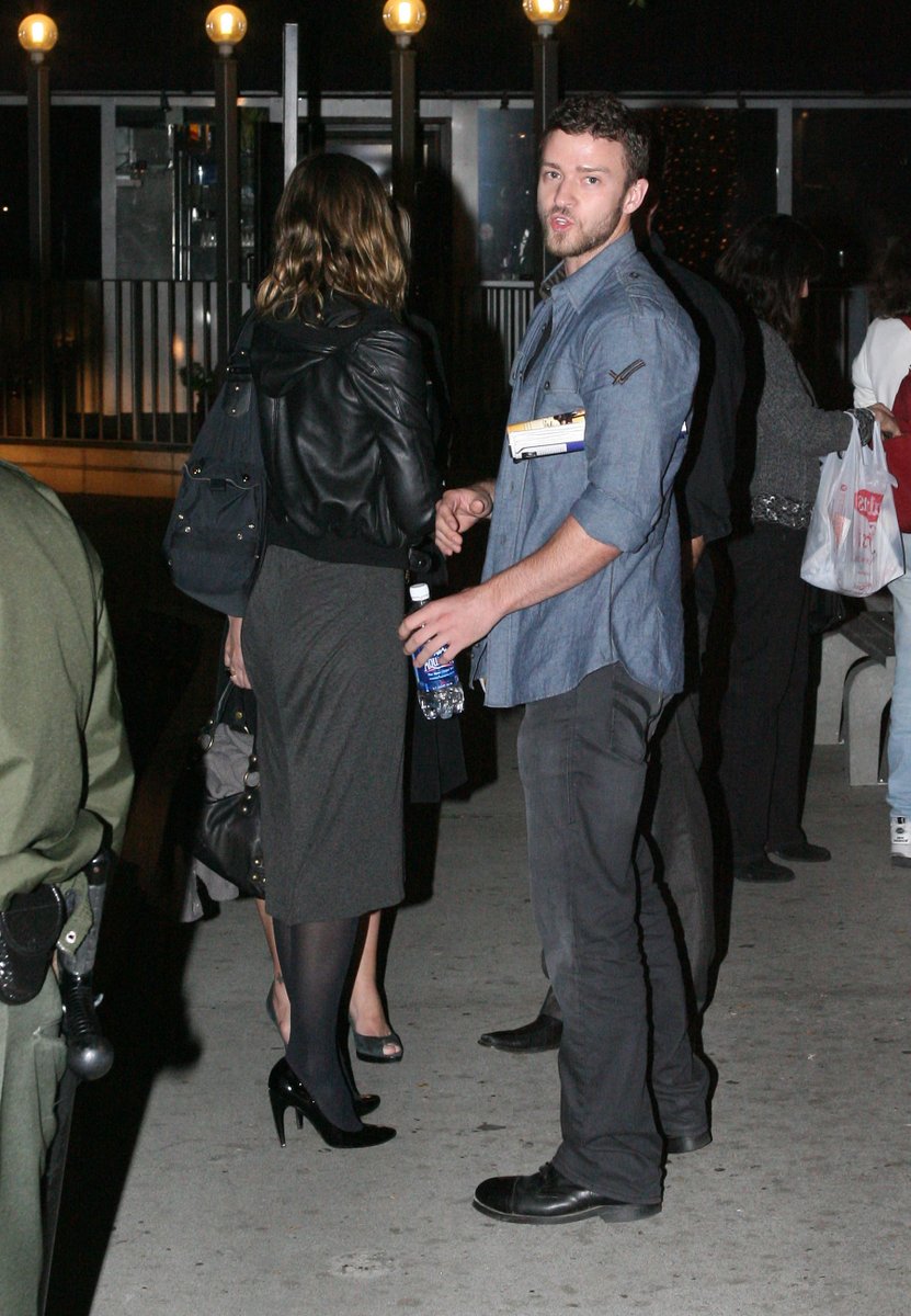 Justin Timberlake and Jessica Biel, 2008
