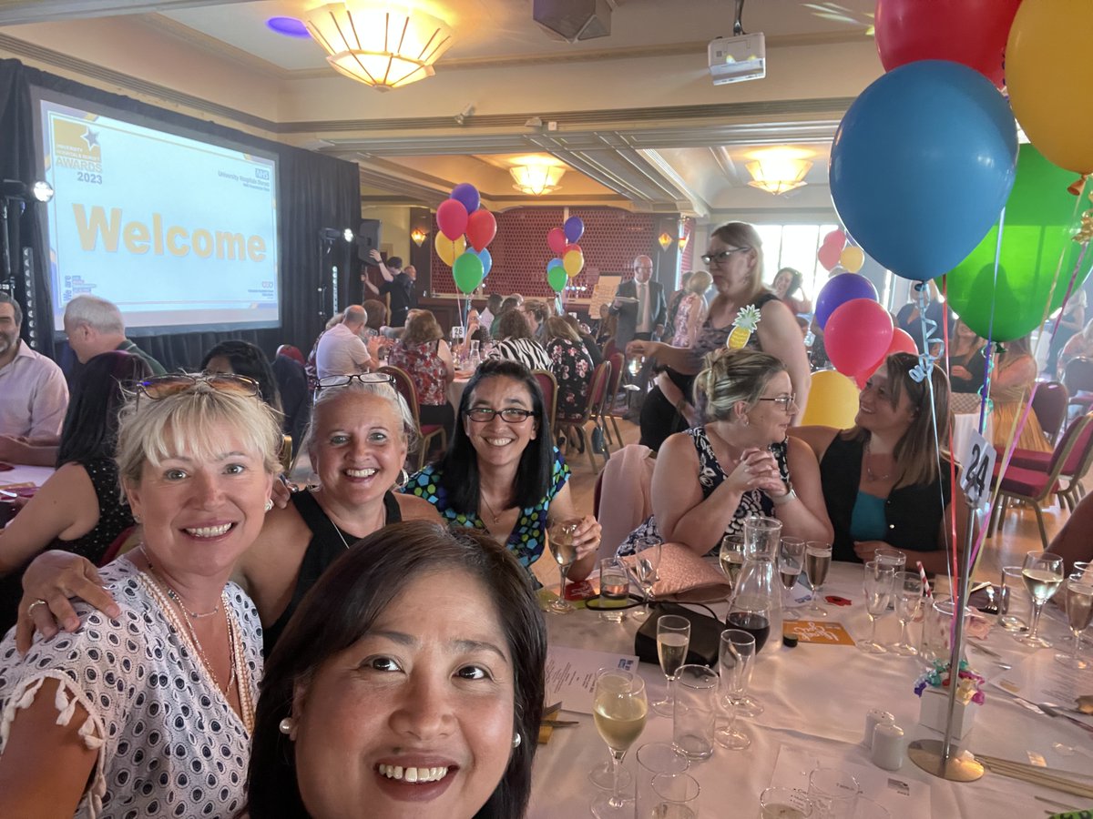 UHDDayHospital1's tweet photo. Well done to us all here at The Day Hospital for achieving our win in the 'Always improving' category at the UHD 2023 staff awards last night. Thank you to everyone who nominated us and to UHD for a wonderful evening of celebration 🎉🍾 https://t.co/Z06HhUby7j