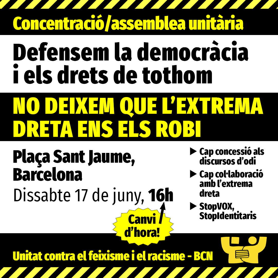 UCFR BCN #StopVOX tweet media