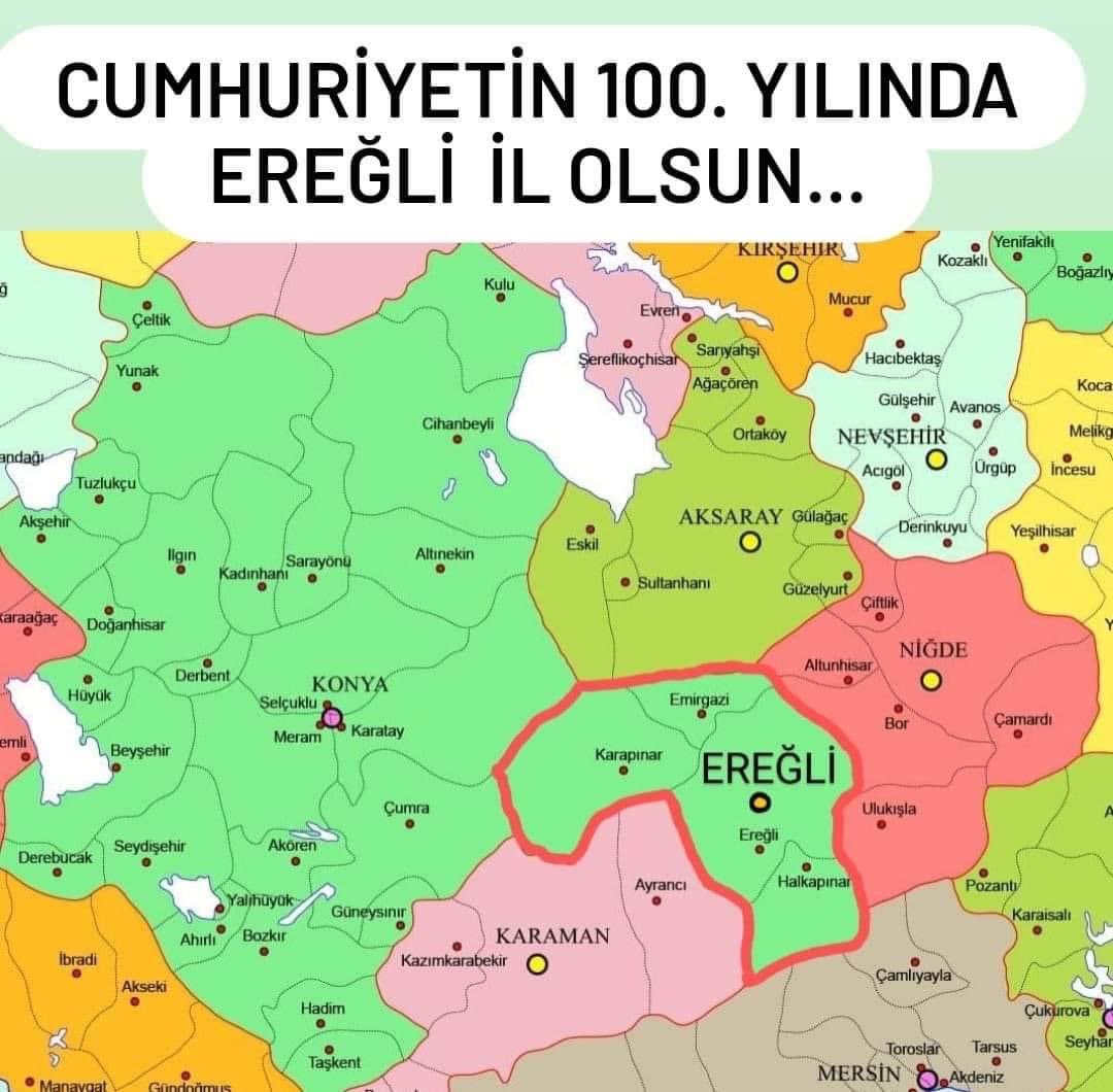 KONYA’NIN EN BÜYÜK İLÇESİ

150 BİN NÜFUSLU EREĞLİ’MİZ İL OLSUN. HAYDİ SENDE PAYLAŞ

ŞİMDİ TEK YÜREK OLMA ZAMANI

#Ereğliilolsun