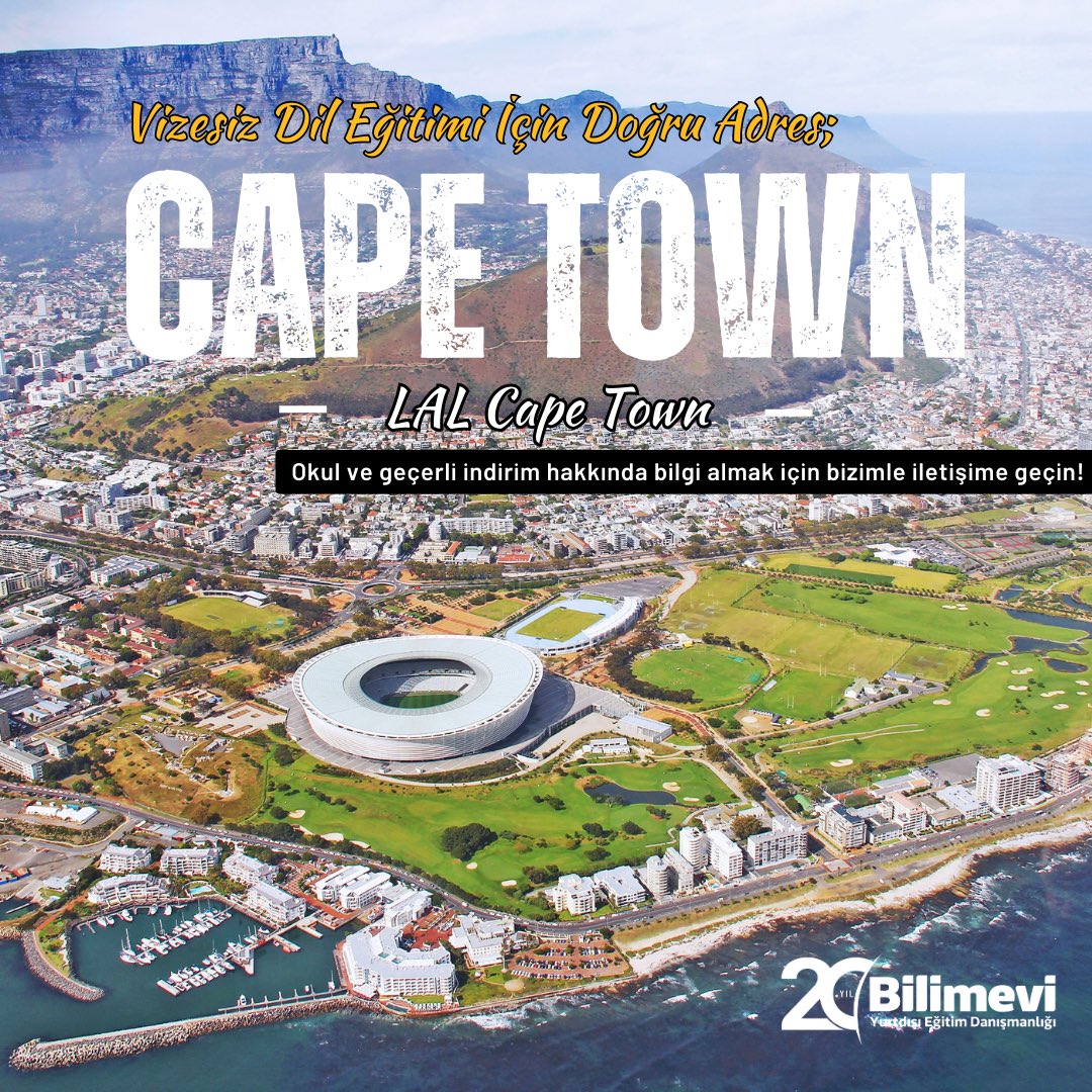 Bilimevi's tweet photo. 🇿🇦 Cape Town’da İngilizce dil eğitimi hakkında daha detaylı bilgi ve ücretsiz danışmanlık için hemen bizimle iletişime geçebilirsiniz.

#CapeTown #GüneyAfrika #İngilizce #capetowndileğitimi #capetowndilokulu #capetowndilkursu #capetowningilizce #vize #yurtdışıdileğitimi https://t.co/3ytq2O12YI