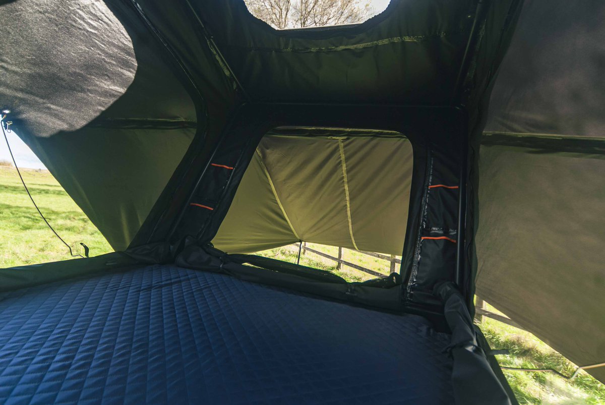 tent_trail's tweet image. The Adventure Series #hardshell #rooftent - Setup under 60 sec / 100% waterproof &amp;amp; UV resistant / Carry 35kg of cargo / Shoe bags, storage net &amp;amp; LED light / Anti-condensation layer / Zip-in awning extension
Special launch price of £2099!

#vanlife #camping #travel