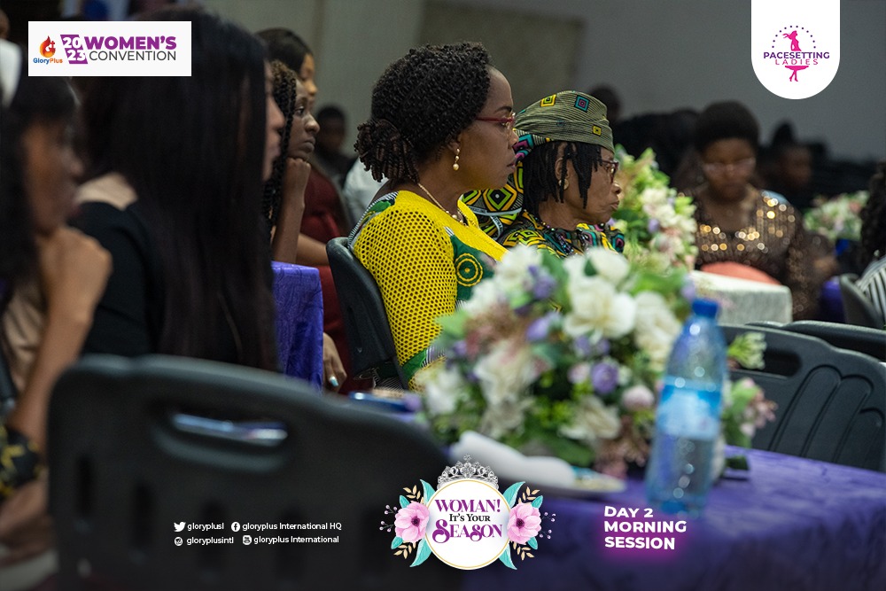 Gloryplusl's tweet photo. In this new season, you will take advantage of your gift as a woman and manifest like never before! 💃🏼

Plan to attend this evening session by 5pm and don't come alone.👀

#day2 #womensconvention
 #PaceSettingladies #womanitsyourseason #Gloryplusinternational https://t.co/n9e31C3pag