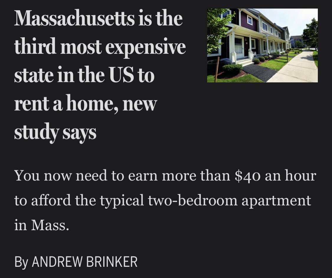 BenForWard3's tweet image. Last night, Somerville’s Anti-Displacement Task Force held our first meeting to start creating our Rent Stabilization home rule petition. 

Could not be more urgent: here are three headlines from just the past few days on the absolutely intolerable housing crisis in MA👇