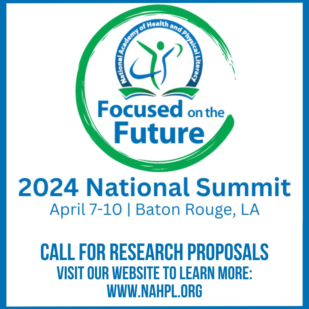 Research Poster Presentation Proposals are being accepted for our upcoming 2024 National Summit to be held in Baton Rouge, LA.

Visit our website to learn more!!