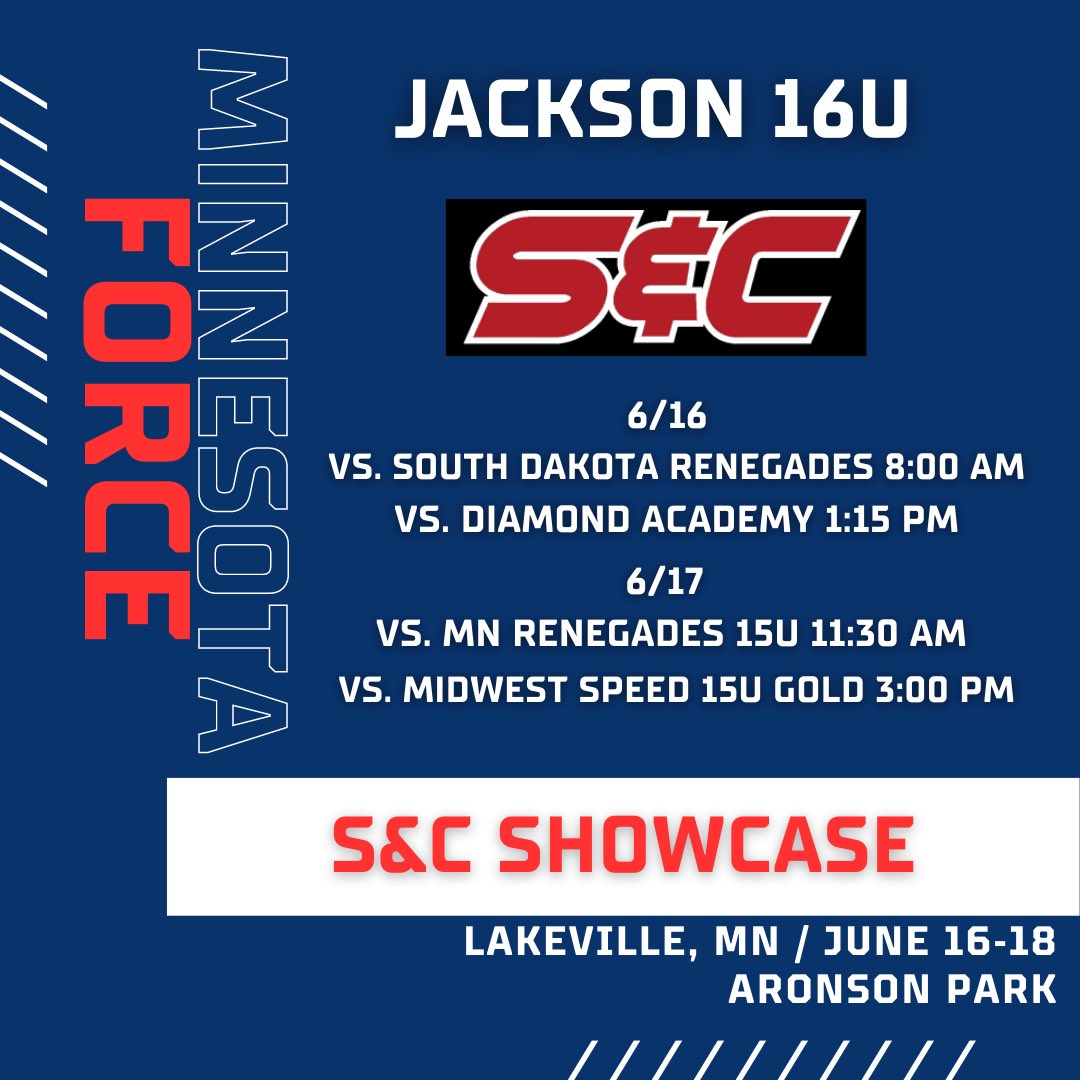 Jackson 16U going to work at the S&amp;C Showcase! #championsforlife