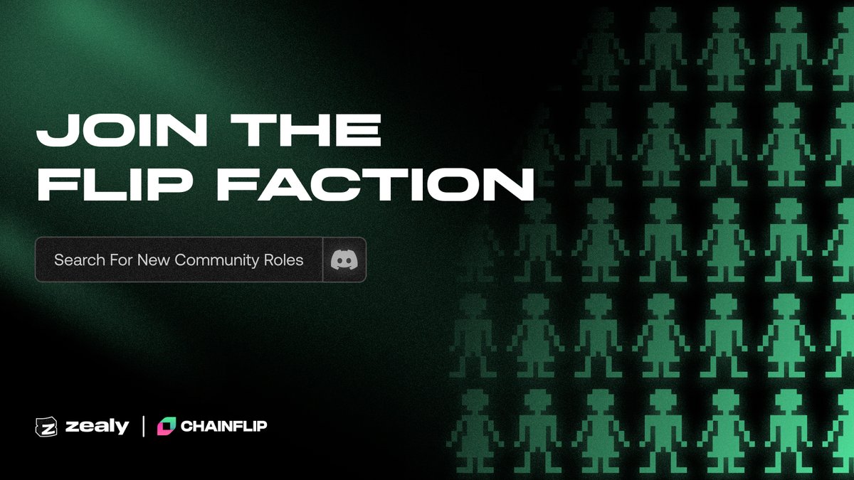 Gm to all our current and new community members! 🎖️ Today, we're excited to introduce the FLIP Faction, a novel chapter in the Chainflip narrative.

Dive in right now through our newly developed <a href="/zealy_io/">Zealy</a> campaign.
zealy.io/c/chainflip/in…