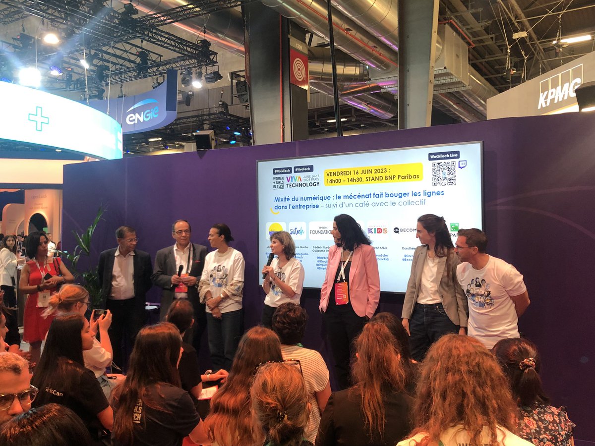 (#WoGiTech/#Vivatech) EN LIVE 🎥 L’appel à projet pour les associations en faveur de la mixité dans les métiers du #numerique 🚀

@BecomtechFr @SistechGlobal @DesCodeuses @simplonco @Org_emma @BNPParibas @antoinesire Bernard Gavgani @GiordanoIsabel @SANDDELA @fbardeau