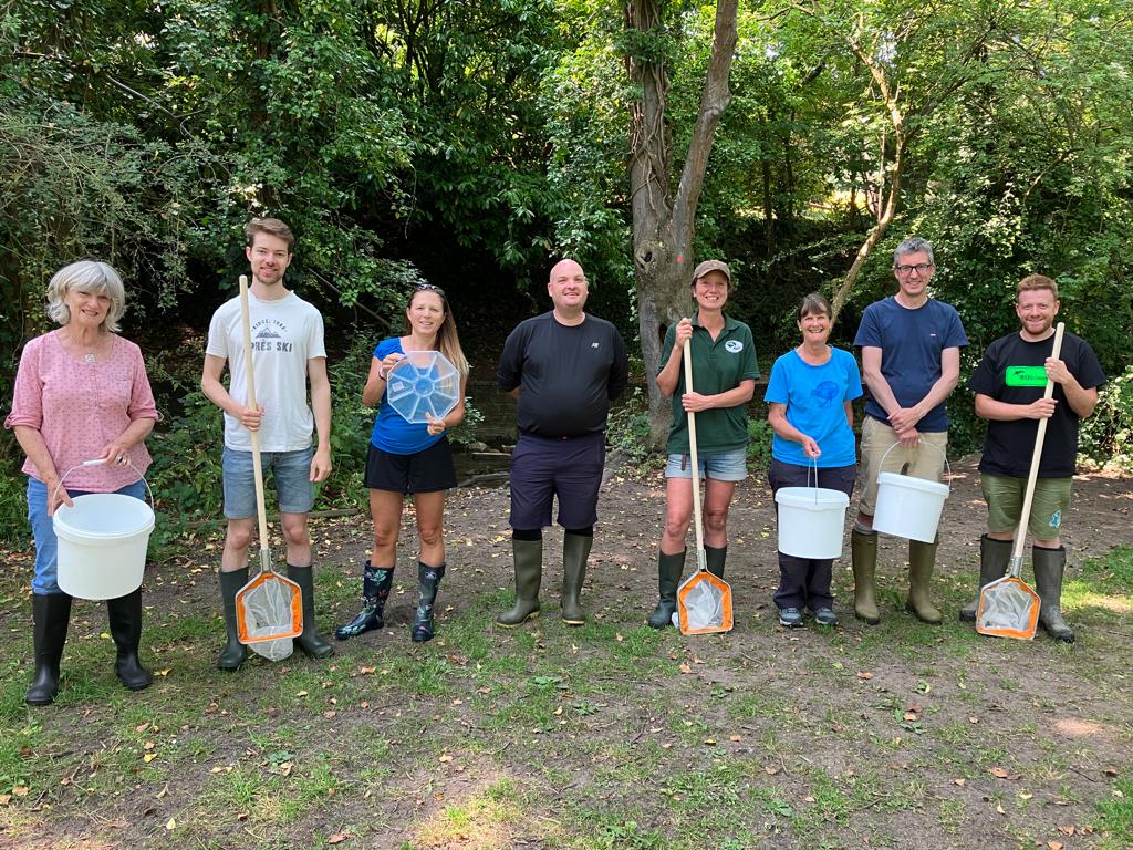 BristolAvonRT's tweet photo. Just #stoneflies missing from the eight @riverflies groups at our Monitoring Training Session on the Bristol Frome in Chipping Sodbury today! Another fantastic group of volunteers ready to set up sites. Thanks @coopuk and D'oyly Carte CT for funding us! https://t.co/roRpQynTVm