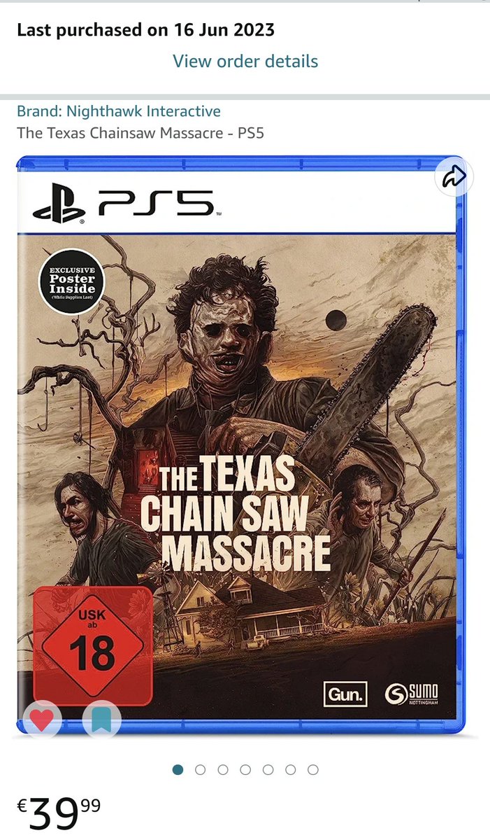 Preorder is Out. The game is finally available on Amazon Germany ❤️ @TXChainSawGame we can't wait for August. 🌻
#texaschainsawmassacre