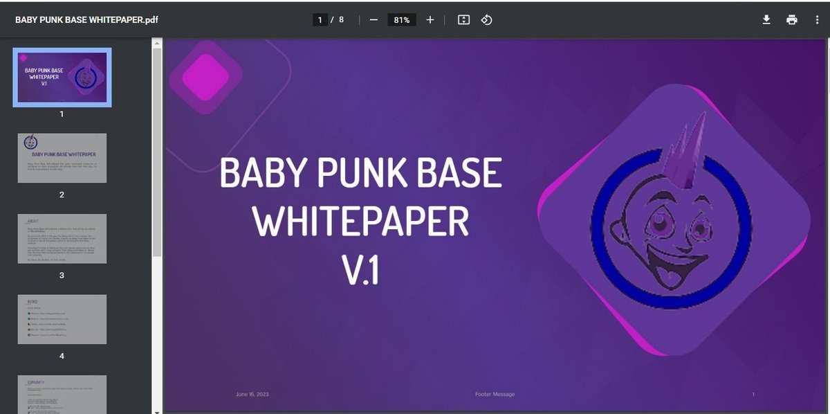 PunkBase_'s tweet photo. Our White Paper π€
We will publish it soon after upgrading our website.
On the near future we will change our website with .com domain
#BuildOnBase #PunkBase #BabyPunkBase #Testnet #BaseEcosystem https://t.co/wm7SmwWGBF