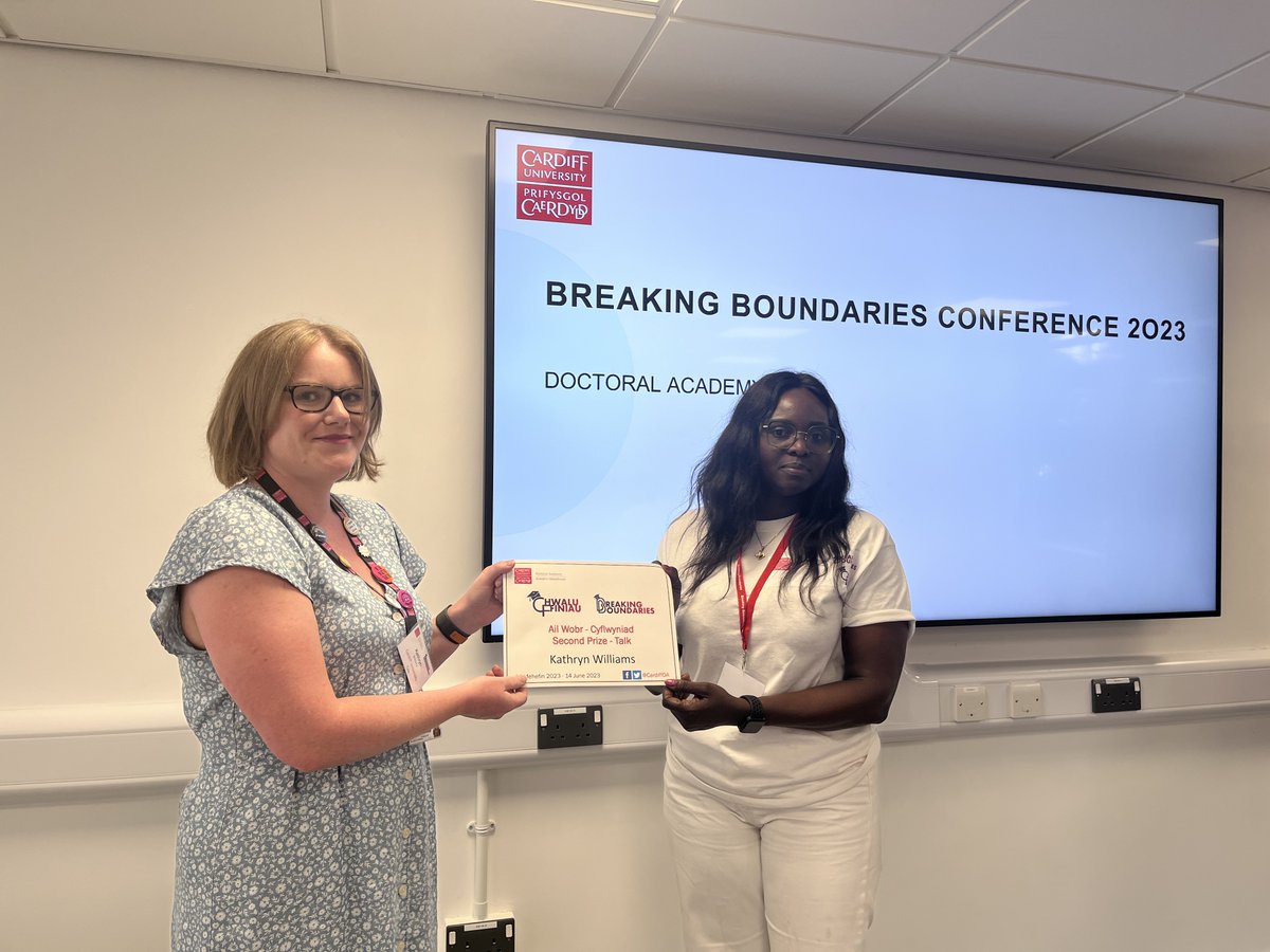 Congrats to Muhammad Dahlan and Aohan Gao for the winners of the "People's Choice" posters awards at the #BB2023! Additionally, we applaud the remarkable first and second prize recipients, Rhianna Murphy and Kathryn Williams, for their captivating talks at #BB2023. 🥳

@CardiffDA