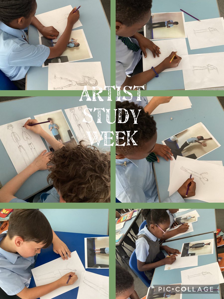 5H have really enjoyed studying the art work of Alberto Giacometti this week. They have been sketching designs for their own sculptures today. ✏️🎨
#primaryart #artiststudyweek