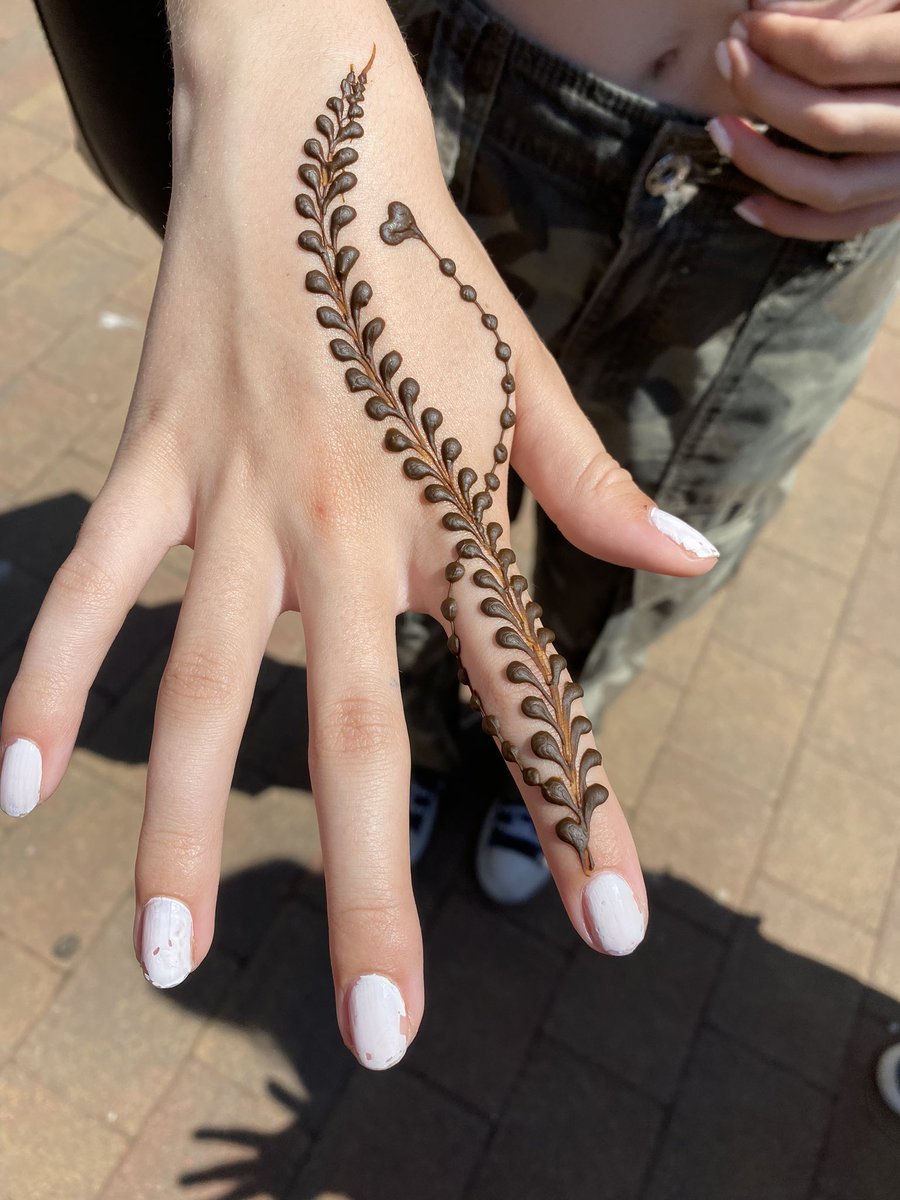 Henna at the Broughton Culture Fair. <a href="/BroHighOfficial/">Broughton High</a>