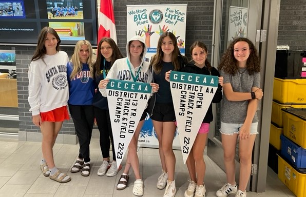 Congratulations to our 13 year old girls for being Champions at the 2022-2023 District track meet! We are Raptors proud!