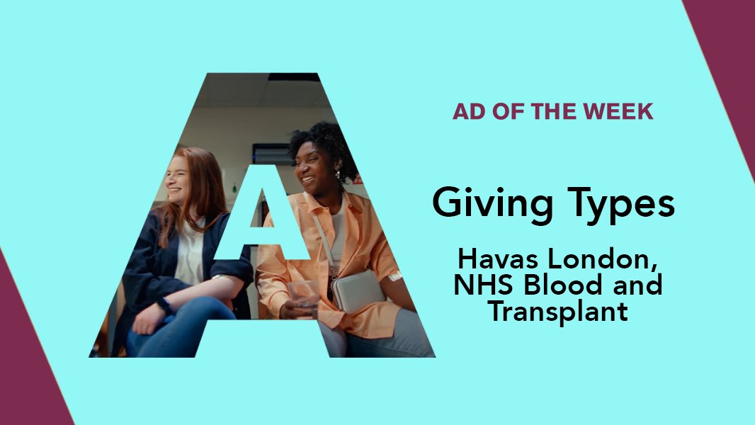 ad_association's tweet photo. In this week’s #AdMatters
The @Cannes_Lions countdown begins, a record sprintathon, our @Campaignmag #AdNetZero Awards won at the @ukaop awards & much more!
Our #adoftheweek is @NHSBT’s ‘Giving Types’ by @havaslondon
https://t.co/ysdaDalnaV https://t.co/cM7TEMCDlT
