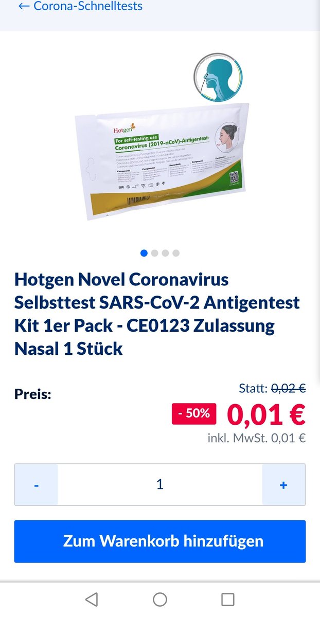 PapaB3ll3's tweet photo. #hotgen #corona #schnelltest
Wtf!?! https://t.co/cy0AC7IGwx