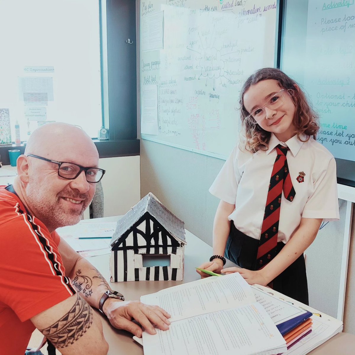 Thank you Team Year 6. We loved our BLG's pupil progress tour today. She has gone beyond what we expected because of you. <a href="/TheRealMrCreal/">Joe Creal</a> <a href="/MrAndiPrice/">Andi Price</a> Carly Cannon, Toyin Godfrey and Emma Woods. What a difference a year makes @rgsguildforddxb