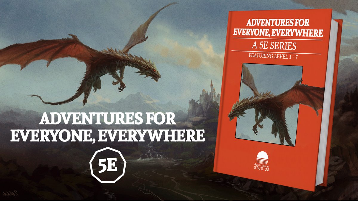 LSFraser_DCS's tweet photo. Last week and final chance to get our latest series! Don't miss out https://t.co/rEaotdFAMB #5e #dnd #kickstarter https://t.co/mWGHGD9EKn