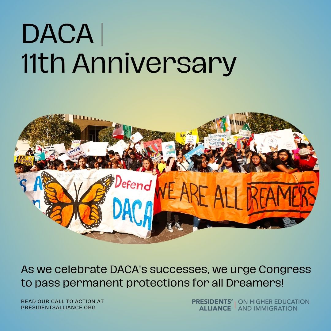We urge Congress to pass permanent protections for all Dreamers!