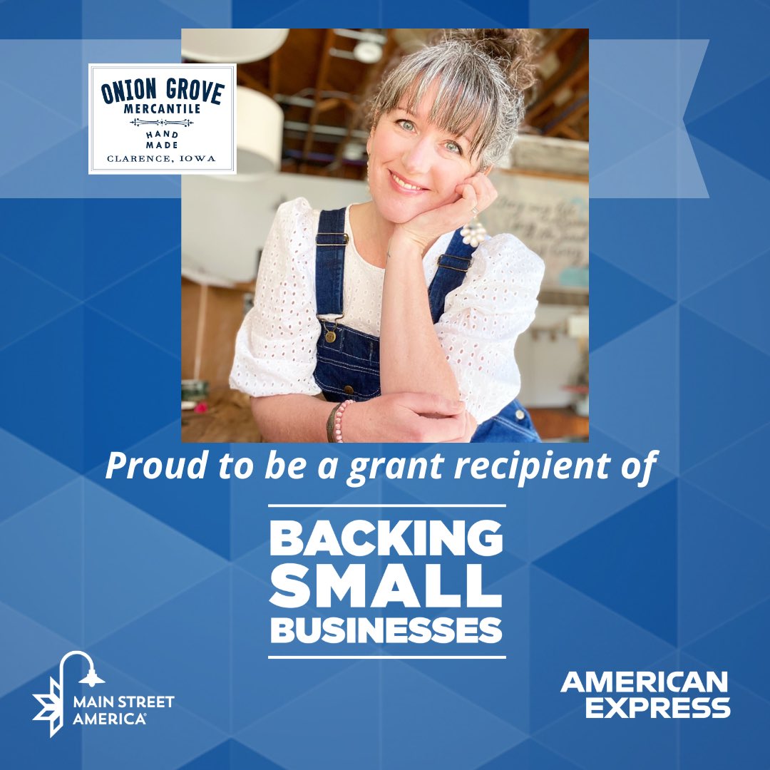 OGMercantile's tweet photo. @OGMercantile received a Backing Small Businesses grant from @AmericanExpress and @NatlMainStreet! These grants support #smallbiz owners in addressing critical needs and making a positive impact in their communities. Learn more here: https://t.co/FPJHf0wwrW https://t.co/cnrw1DZNva