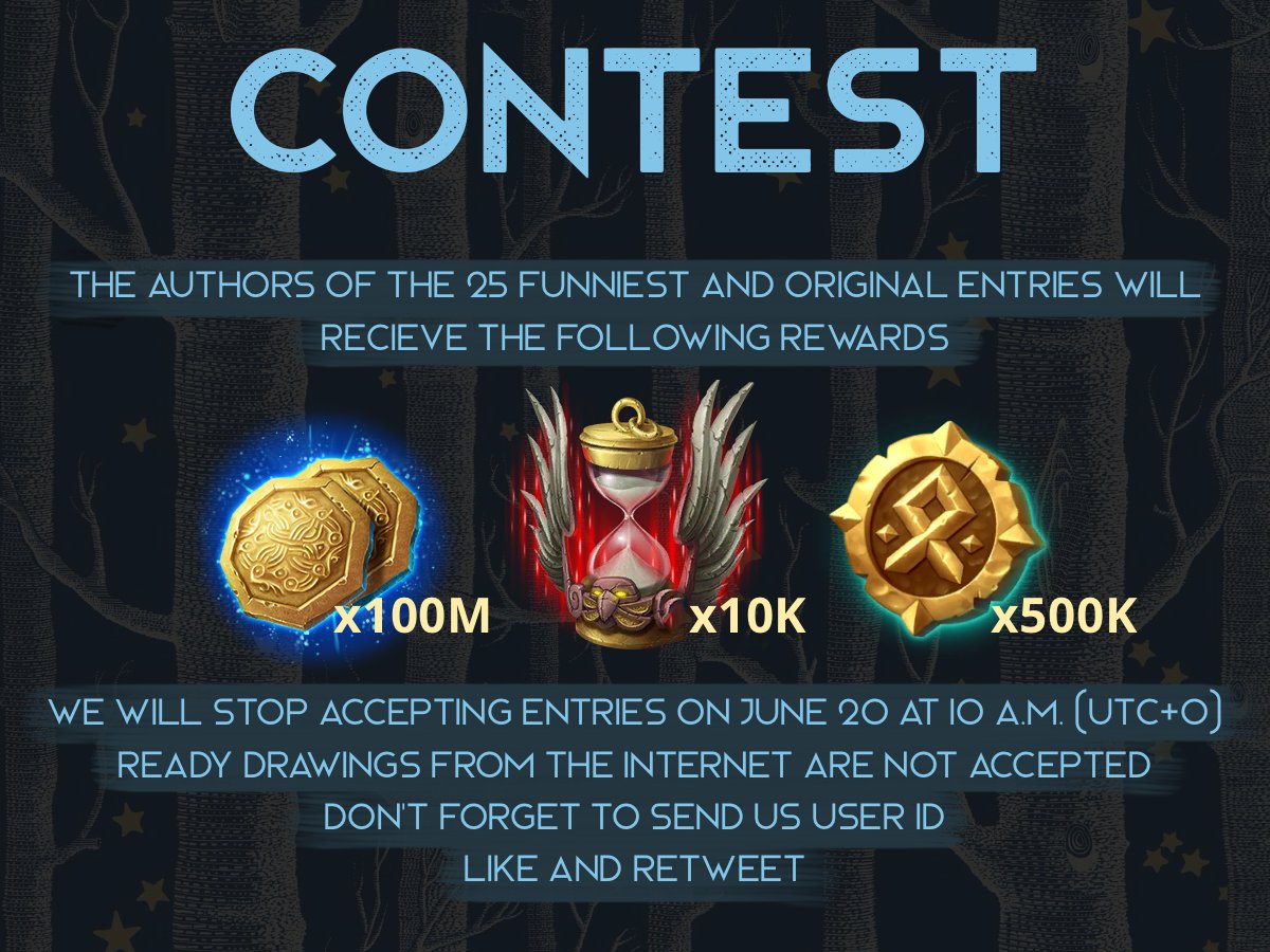 vikings_game's tweet photo. Join our 'Meme creator' contest for Vikings War of Clans!🤪
Create a meme for our game in any convenient way (drawing on paper, graphic editor, etc.)
📌We’ll accept only original works, but you can use a draft.
By participating, you agree to the Rules:https://t.co/KDttr9rsKr https://t.co/4xH2HDQOpX