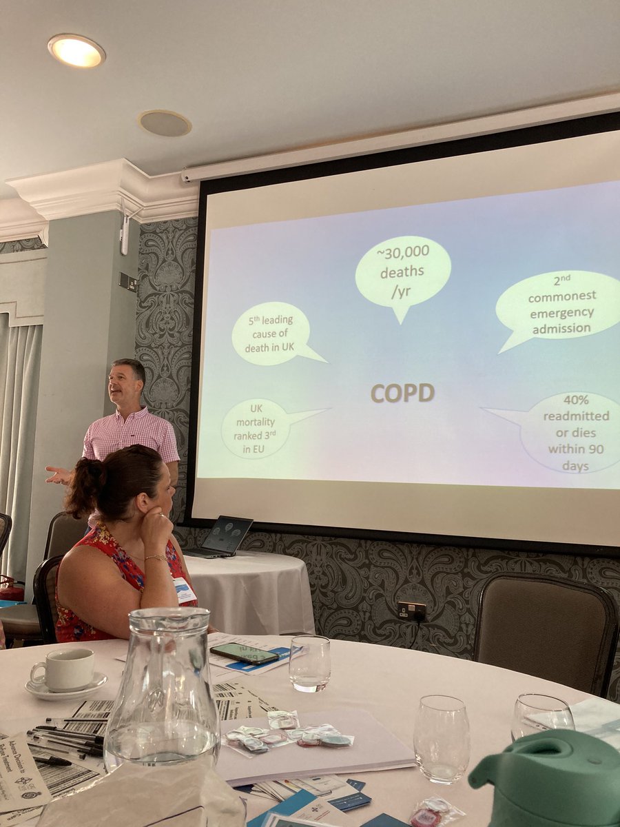 JennyLynchWils's tweet photo. Great talk on doing the basics well in COPD diagnosis and management by Joe Annandale @JoeAA70 @joseph_ALUK @TanyaHowells https://t.co/uyCN2AHnKo