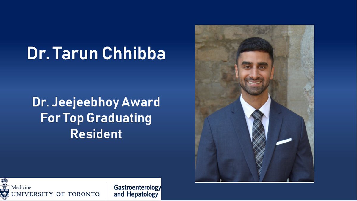 University of Toronto Gastroenterology+Hepatology (@uoftgastrohep) on Twitter photo Congrats to our <a href="/UofTGastroHep/">University of Toronto Gastroenterology+Hepatology</a> Resident Year-End Award Winners for 22/23!!
Lou Cole (Teaching) - Dr. F. Dang
Gord Greenberg (Research)- Dr. R. Khan
Cliff Ottaway (Exemplary Citizenship) - Dr. S. AlAmro + Dr. M. Deeb
Top Overall Graduating Resident - Dr. T. Chhibba Congrats to our <a href="/UofTGastroHep/">University of Toronto Gastroenterology+Hepatology</a> Resident Year-End Award Winners for 22/23!!
Lou Cole (Teaching) - Dr. F. Dang
Gord Greenberg (Research)- Dr. R. Khan
Cliff Ottaway (Exemplary Citizenship) - Dr. S. AlAmro + Dr. M. Deeb
Top Overall Graduating Resident - Dr. T. Chhibba