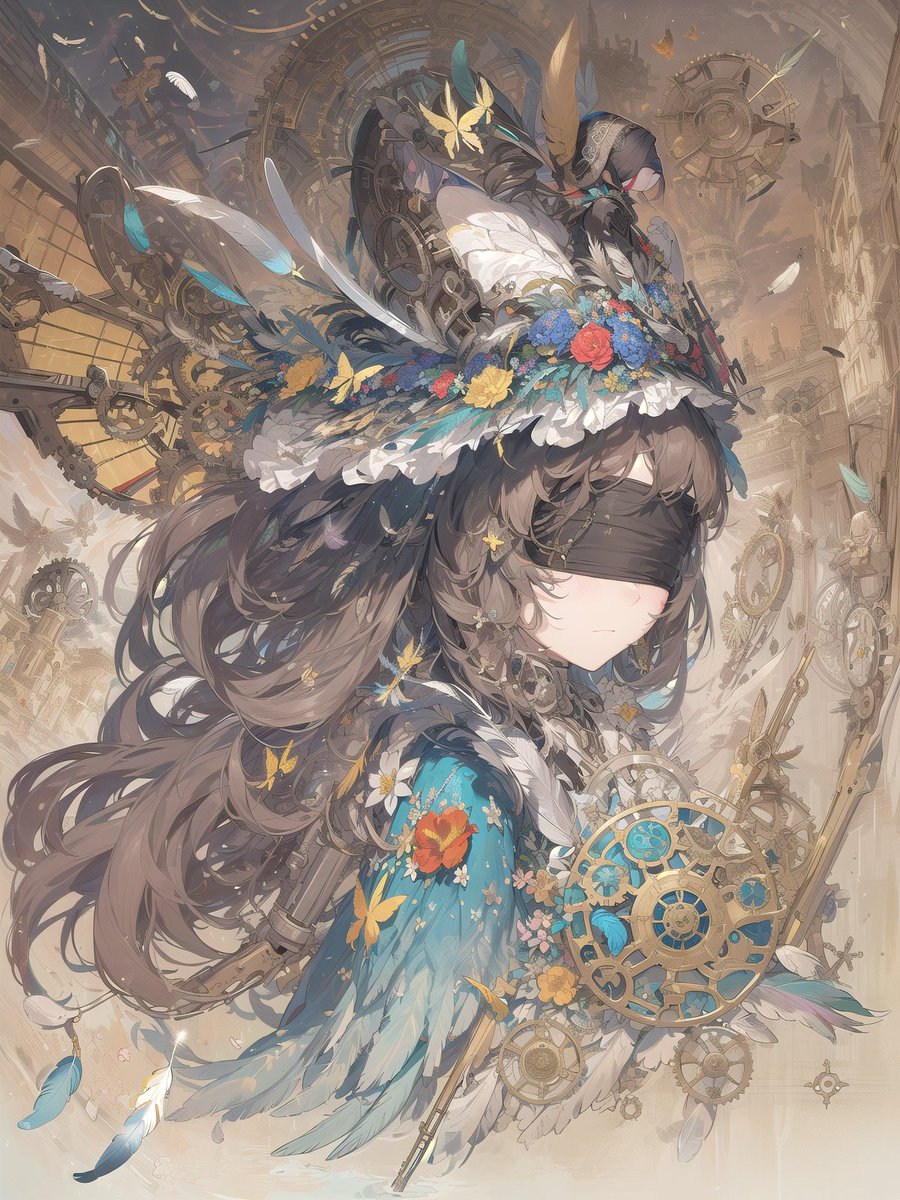asagi_AIillust's tweet photo. 目隠しとかこういう組み合わせは
思いつかなかったなぁ
AIイラスト特有の共有して皆で遊ぶ文化好き

#AIArt #AIイラスト 
#AI術師さんと繋がりたい 
#AIイラスト好きさんと繋がりたい https://t.co/6cGx2NgmCt