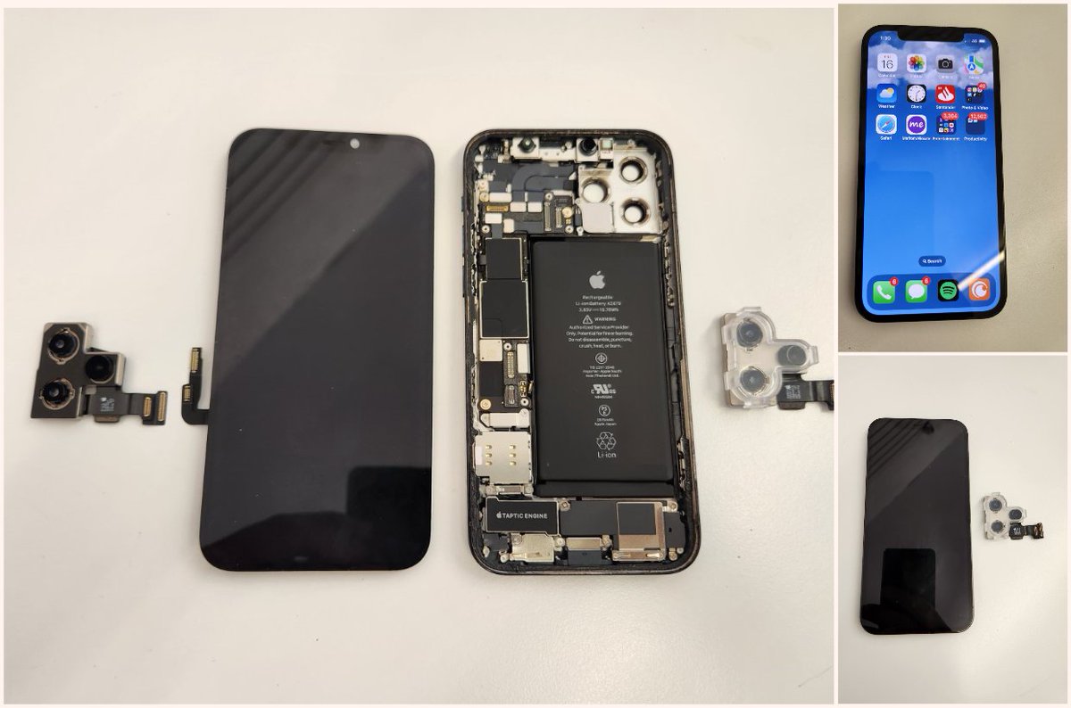 Apple IPhone 12 Pro in for a new Rear Camera Unit. https://t.co/xHisq8A6Jk