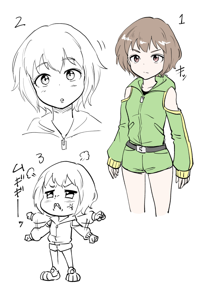 コミカライズ準備中作品のキャラです。
編集さんに、見せてもいいけど名前は伏せてねと言われているので
少女Aとさせていただきます。
１凛とした少女A
２キョトンとした少女A
３激おこの少女A https://t.co/sfJZ9W1azV