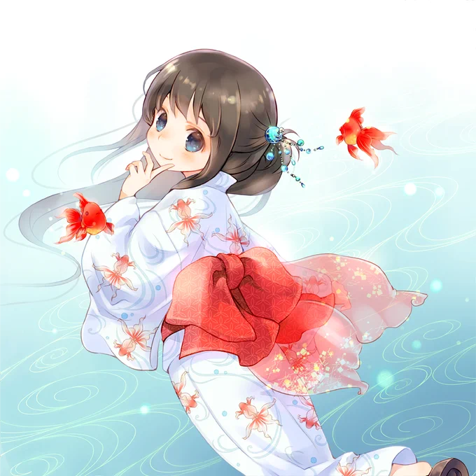 #あなたの水色の作品を見せてください