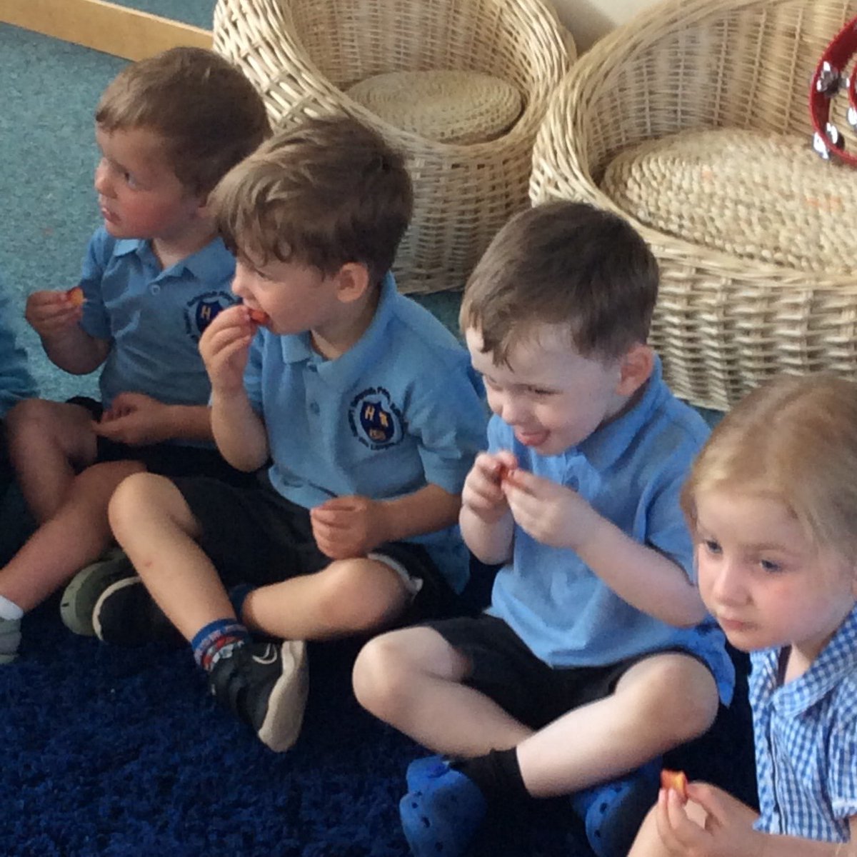 The Cubs have been learning all about the story The Very Hungry Caterpillar over the last 2 weeks, we have shared the story sack, we are growing our very own caterpillars and we have tasted all the food that the caterpillar ate in the story.