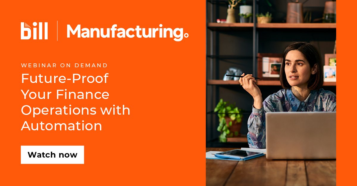 ManufacturingDg's tweet image. Struggling with labor shortages and supply chain disruptions? We&apos;ve got you covered.

Don&apos;t miss this opportunity to future-proof your business. Watch on-demand now: bit.ly/3oLhlCn

#Webinar #Automation #FinanceOperations #BusinessGrowth