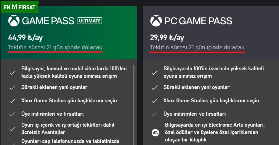 Xbox Game Pass'e zam geleceği artık resmi olarak onaylandı. Xbox, Mevcut fiyatlardan bahsederken 'X gün içinde kampanya sona erecek' tarzında bir uyarı göstermeye başladı. 

Gelecek zamdan etkilenmemek için aşağıdaki adımları izleyerek 3 Yıla kadar Game Pass alabilirsiniz.👇