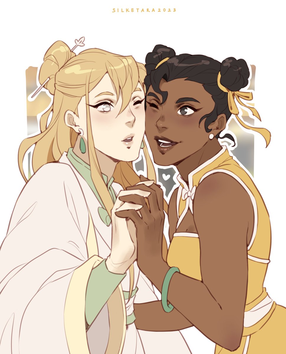 silketara's tweet photo. It's Willow and Maya!!
Idk I suddenly miss them a lot 😭

@swangsart it's them babiesss!

#spellsfromhell https://t.co/ra8PmV9LUo
