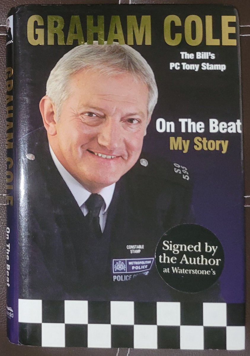 New book turned up today! Looking forward to reading @GrahamcoleAct's 'On The Beat'. #TheBill