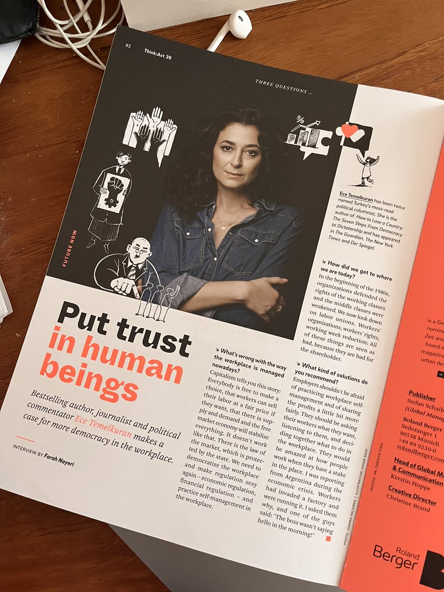 ETemelkuran's tweet image. Many thanks to @fnayeri and #thinkactmagazine for this lovely interview on faith in humankind and its relation to self-management.