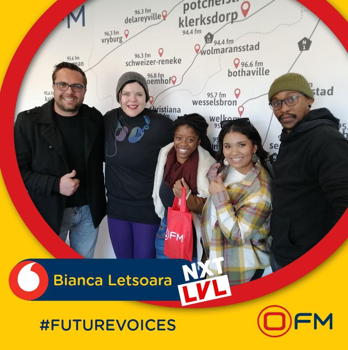 OFMNuus's tweet photo. And, our final winner of the #OFMFutureVoices #YouthDay competition, powered by Vodacom, Bianca, is joining #OFMJoyride, next! Tune in: https://t.co/KtAkHCr4SA. #VodacomNXTLVL https://t.co/vUkEMmVG1i