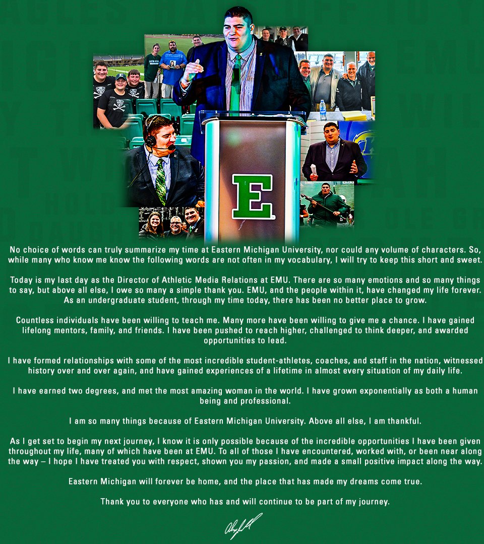 Alex Jewell (@alexjewell_wyo) on Twitter photo ๐ฃ๐ฑ๐ช๐ท๐ด ๐จ๐ธ๐พ <a href="/EMUAthletics/">Eastern Michigan Athletics</a>
No words will ever be enough.
#EMUEagles ๐ฃ๐ฑ๐ช๐ท๐ด ๐จ๐ธ๐พ <a href="/EMUAthletics/">Eastern Michigan Athletics</a>
No words will ever be enough.
#EMUEagles