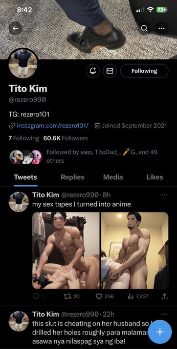 Guys &mdash; Pakireport nga itong putanginang tong @rezero990 na ninanakaw ang mga audio ng videos ko. Tanginang<a class="tags" target="_blank" title="On Twitter" href="/?out=eyJ0eXAiOiJKV1QiLCJhbGciOiJIUzUxMiJ9.eyJpYXQiOjE3MjA3ODQ0NTksImlzcyI6InR3cG9ybnN0YXJzLmNvbSIsIm5iZiI6MTcyMDc4NDQ1OSwiZXhwIjoxNzUyMzIwNDU5LCJyZWRpcmVjdF91cmwiOiJodHRwczovL3R3aXR0ZXIuY29tL3JlemVybzk5MCJ9.SNh6SACjKwCwz6jHmjjq3Kyz_OCLptbHC4-72i6cO2P8cx8yhA3NTEMhxtSyM0n-xgZsI7pfPZ8vuNUqxIoFRg">@rezero990</a>