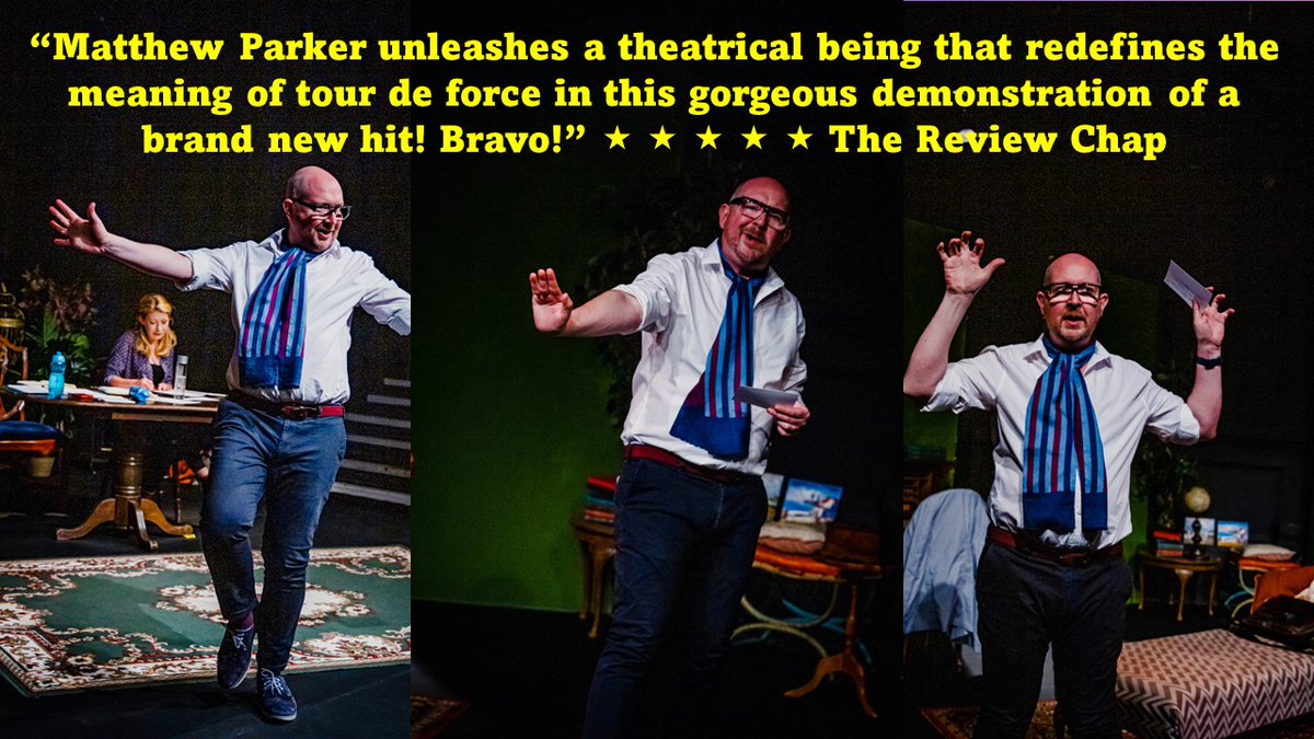 Three opportunities ONLY to see the amazing Matthew Parker in our Five Star hit THE PLAY WITH SPEECHES. Fri, Sat and Sun matinee <a href="/GatehouseLondon/">Upstairs At The Gatehouse</a>. upstairsatthegatehouse.ticketsolve.com/ticketbooth/sh…